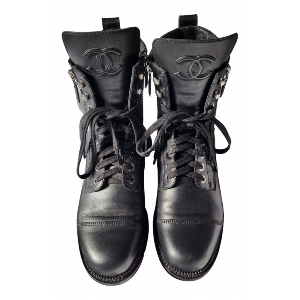 CHANEL Combat Boots